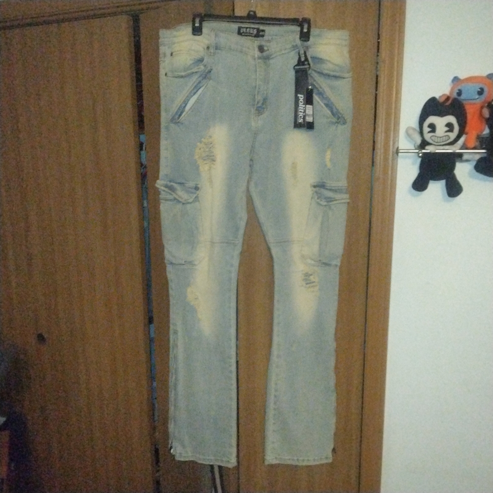 Politics LT Vintage Wash Stacked Jeans